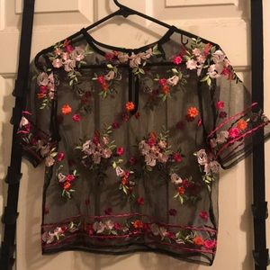 Forever 21 Floral Blouse